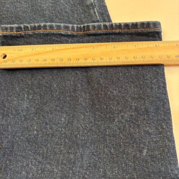 Madewell The '90s Straight Leg Jeans Dark Wash Size 33 - Picture 8 of 10